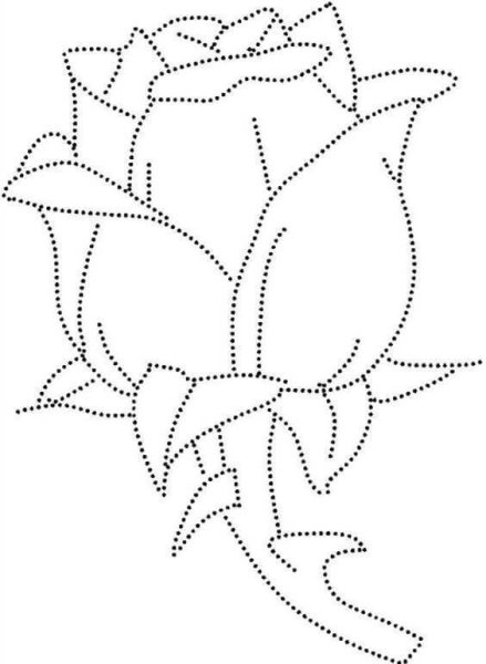 Штриховка цветы для дошкольников