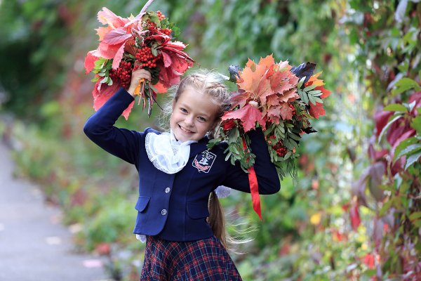 Фотосессия первоклассника