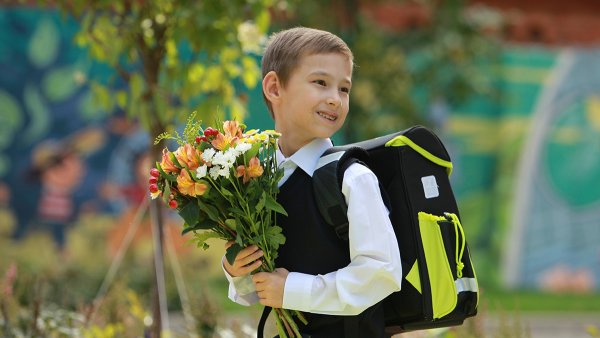 Фотосессия первоклассника