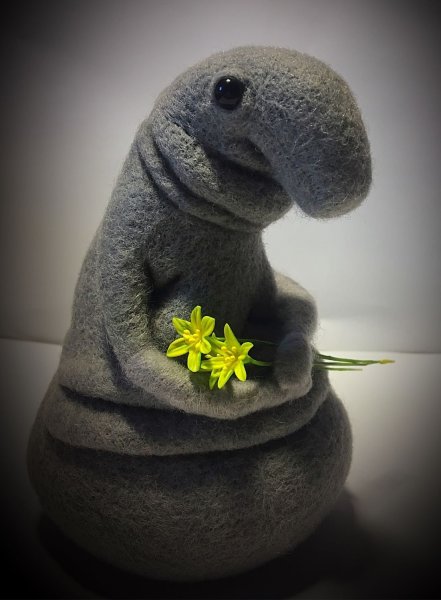 Ждун с цветами