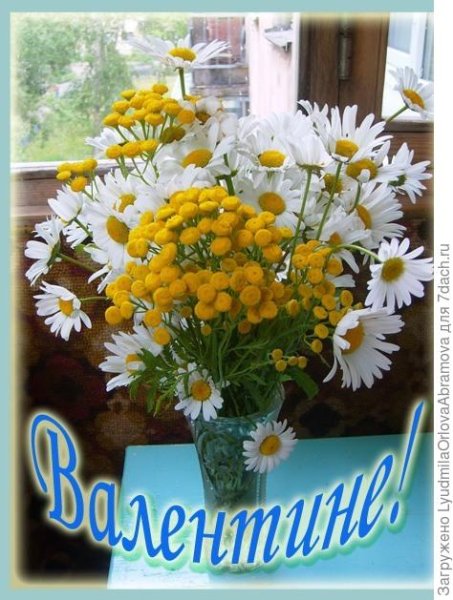 Цветы для Валентины