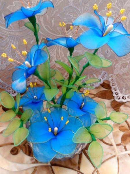 Ландыши из капрона