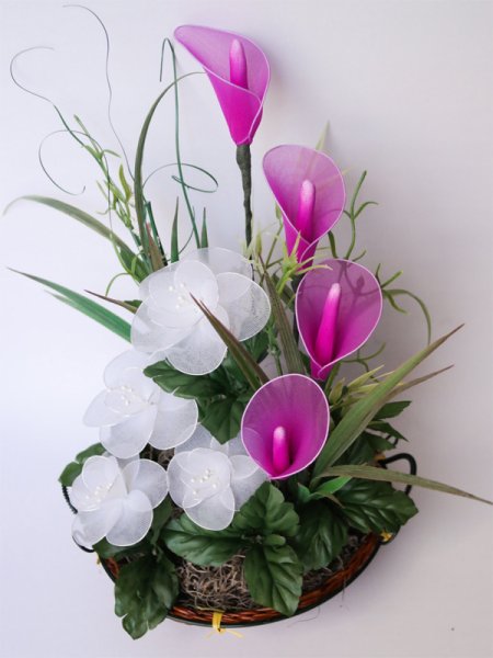 Цветы из капрона