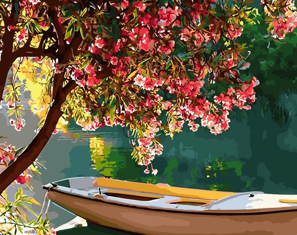 Девушка в лодке