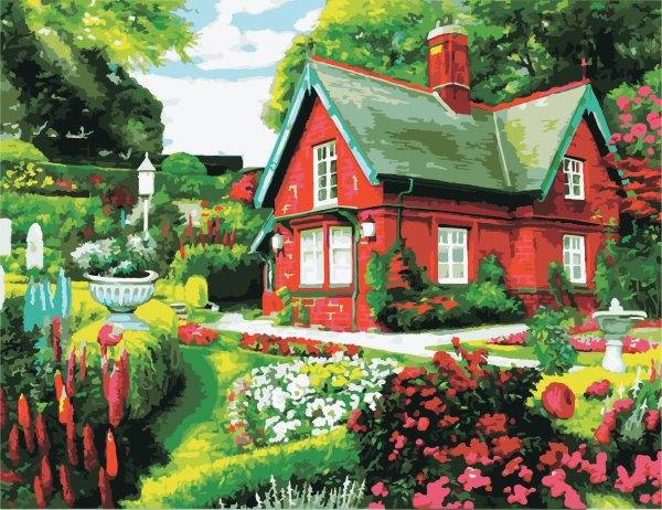 Яркие Деревенские домики