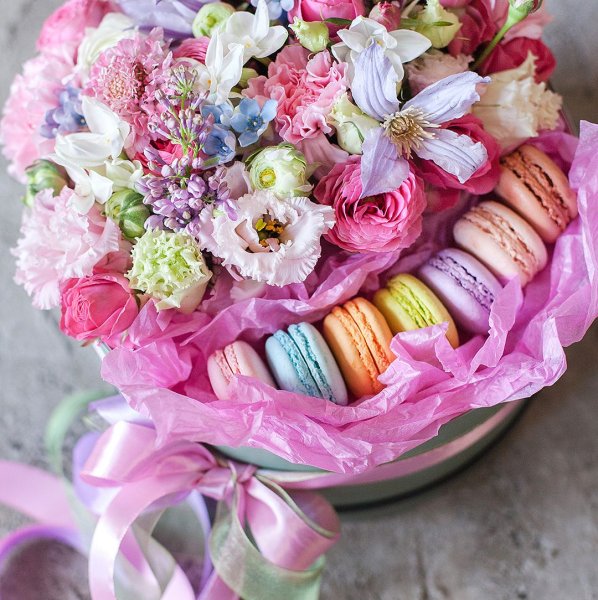 Букет разные сладости