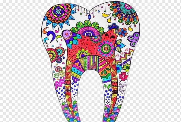 Зуб красочный