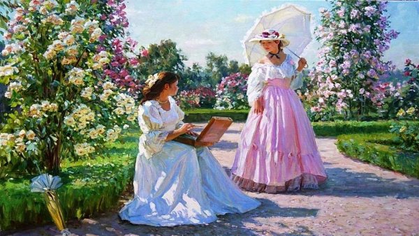 Художник Джон Ллойд Стревенс