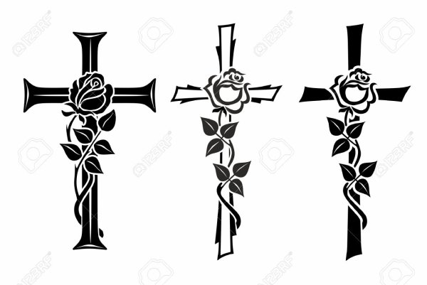 Тату крест на руке эскизы