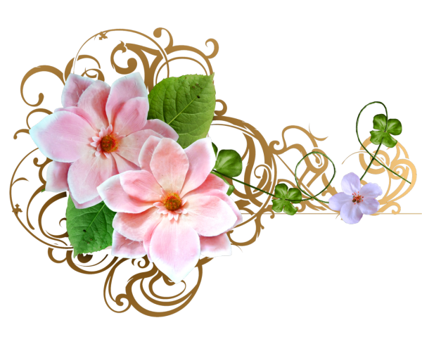 Цветочные вензеля