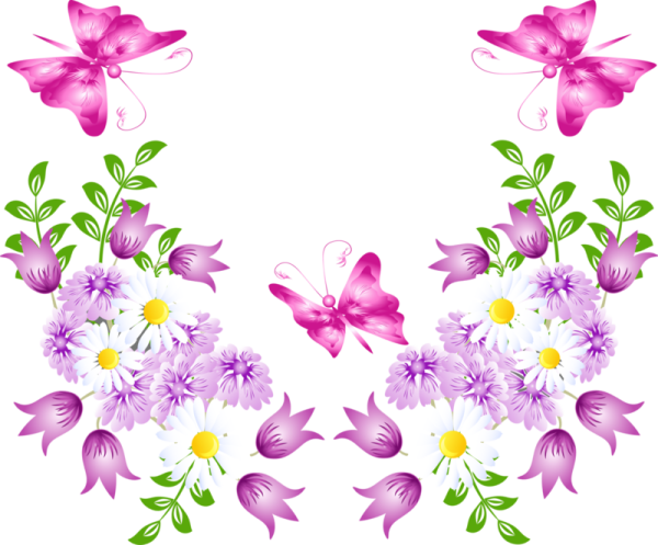 Цветочки для оформления