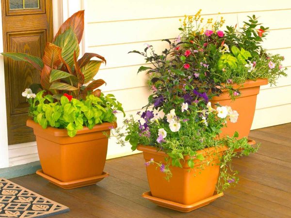 Уличные кашпо для цветов