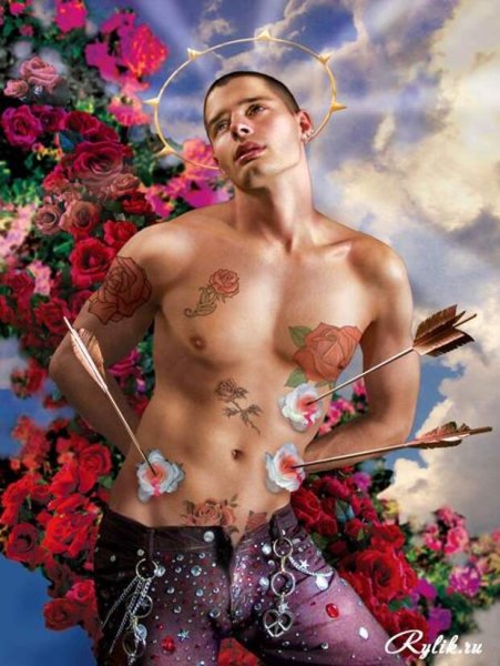 Николай Валуев с ромашкой