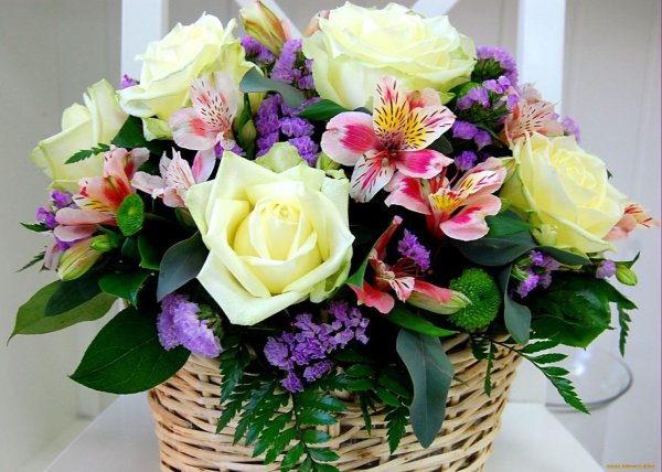 Букет цветов для хорошего человека