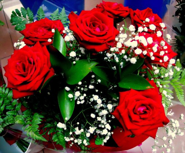 Красивые букеты разных цветов