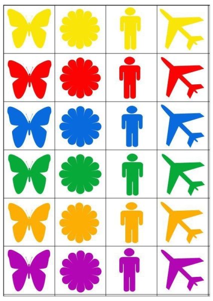 Цвета для дошкольников