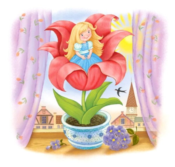 Сказки Андерсена Дюймовочка