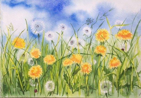 Рисунки масляной пастелью для детей