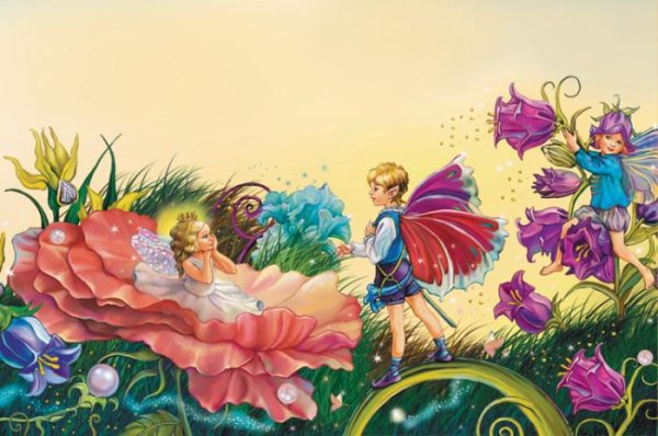 Андерсен Дюймовочка и Эльф