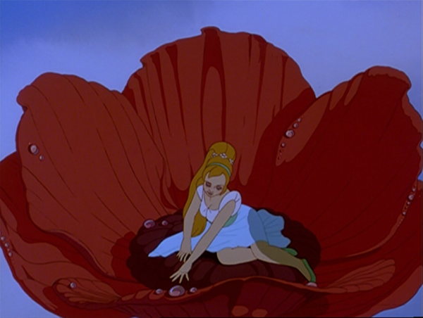 Дюймовочка в цветке