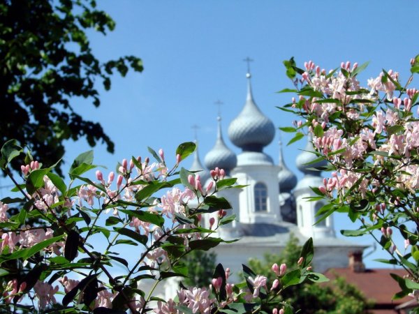 Храм весной