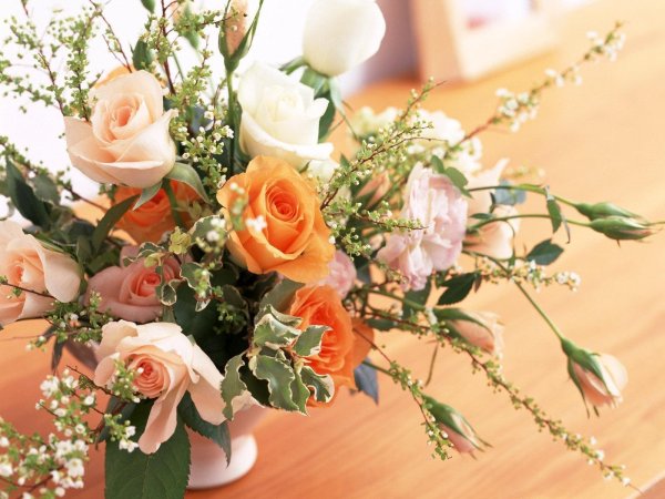 Букет красных роз