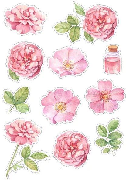 Цветы для вырезания для скрапбукинга