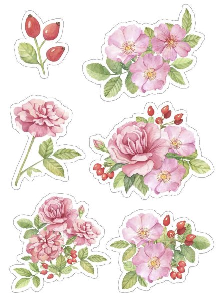 Цветочки для скрапбукинга