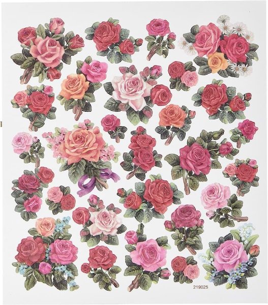 Розовые цветы Скрапбукинг