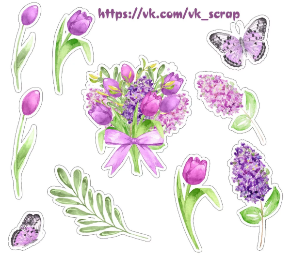 Скрапбукинг цветы для вырезания