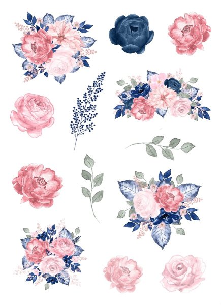 Цветы для ежедневника