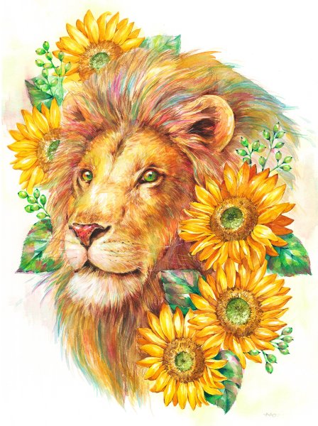 «Лев в цветах»