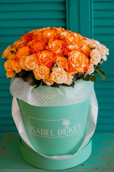 Розы в ведре