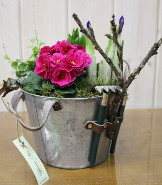 Композиции в ведерках