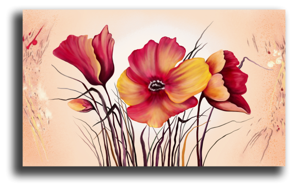 Постеры с цветами