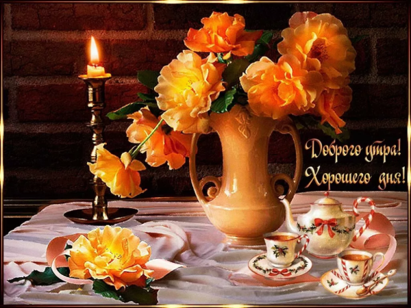 Доброго уютного вечера.цветы