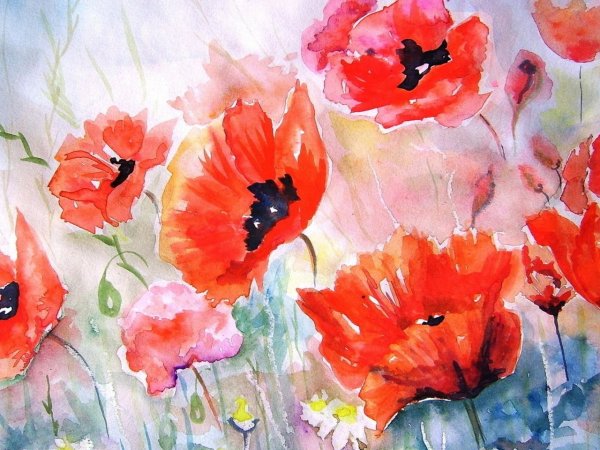 Картины акварелью