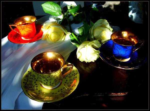 Чай доброе утро и добрый вечер