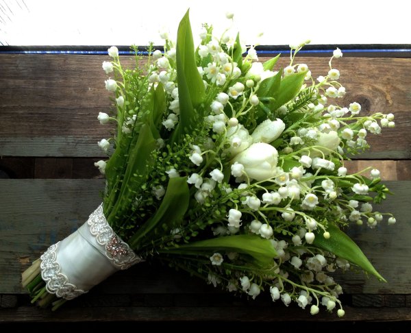 Свадебный букет Ландыши