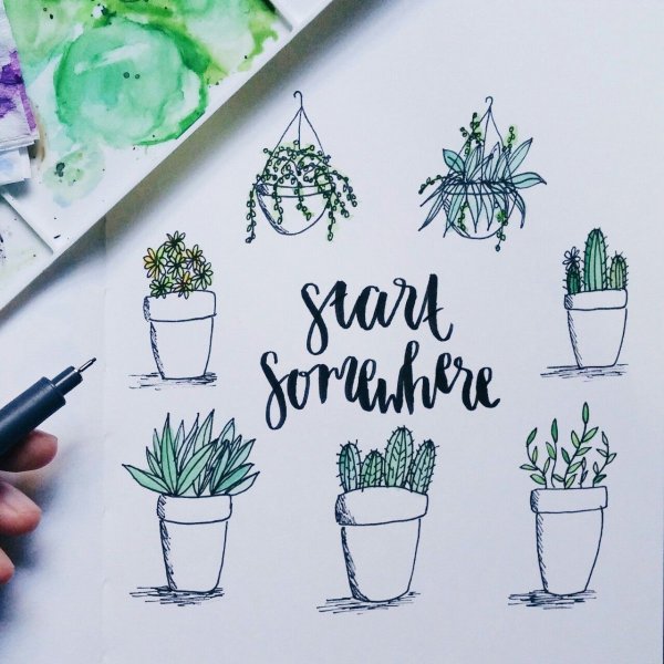 Маленькие рисунки для скетчбука