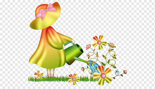 Лейка для детей на прозрачном фоне