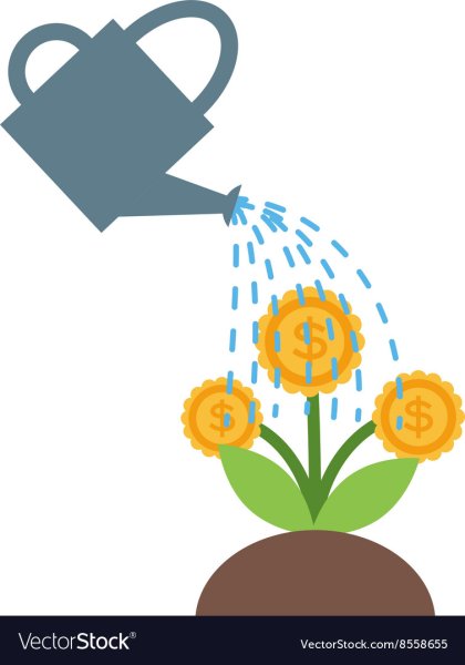 Полив цветов вектор