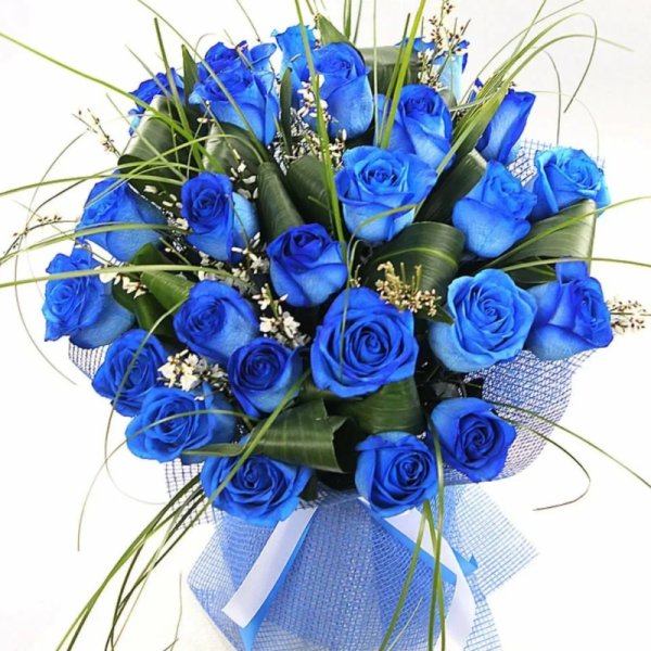 Синий букет