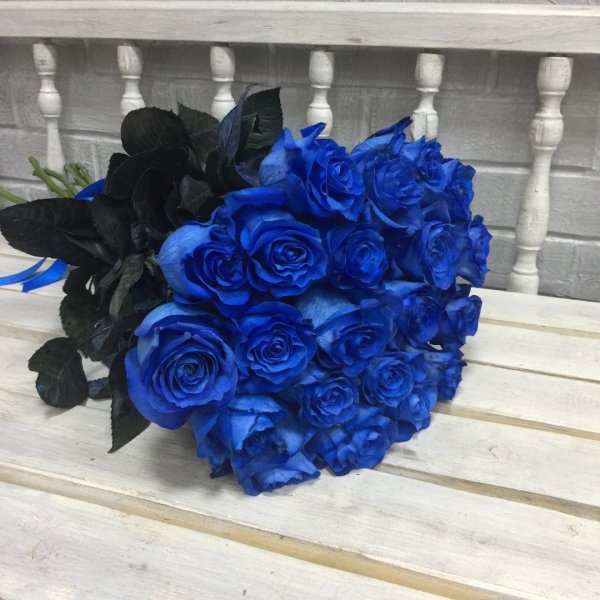 Синие розы Мондиаль букет