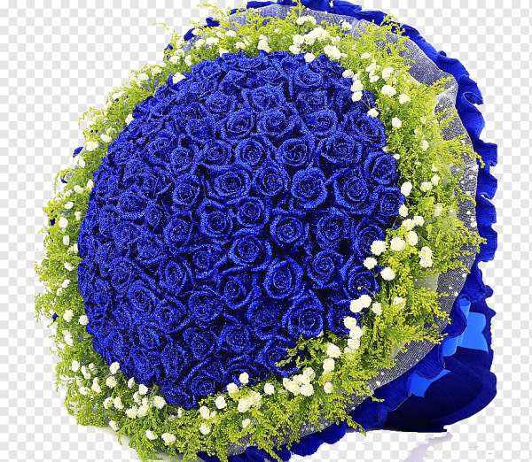 Букет невесты "синяя Орхидея"