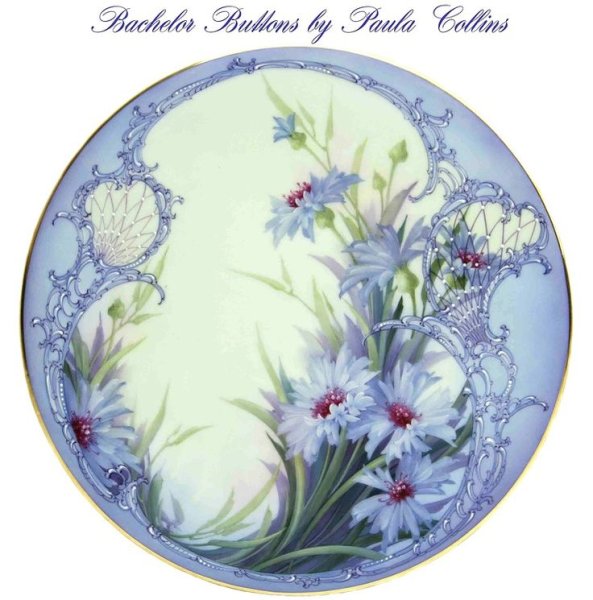 Красивые цветы в круге