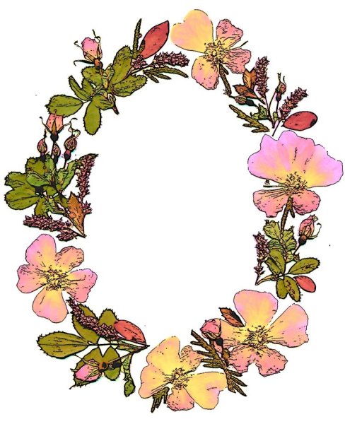 Композиция в овале