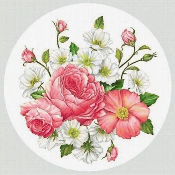 Овальная Цветочная рамка