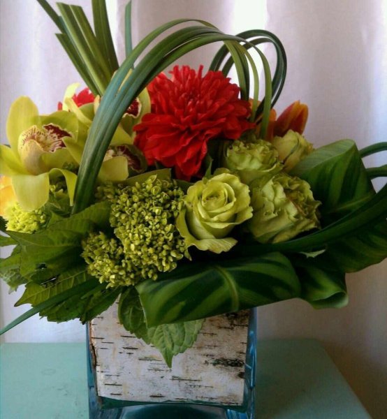 Креативные букеты из цветов