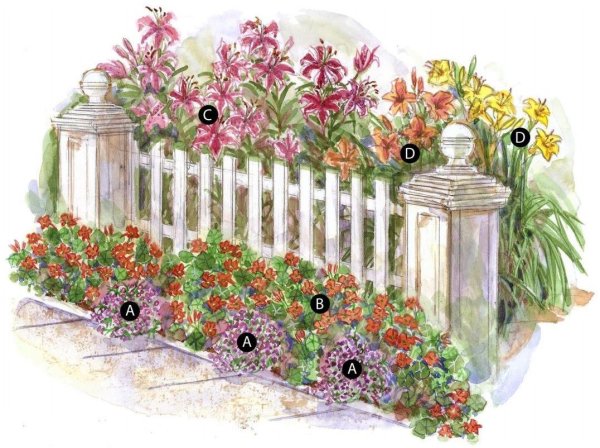 Большой цветок из сетки рабицы